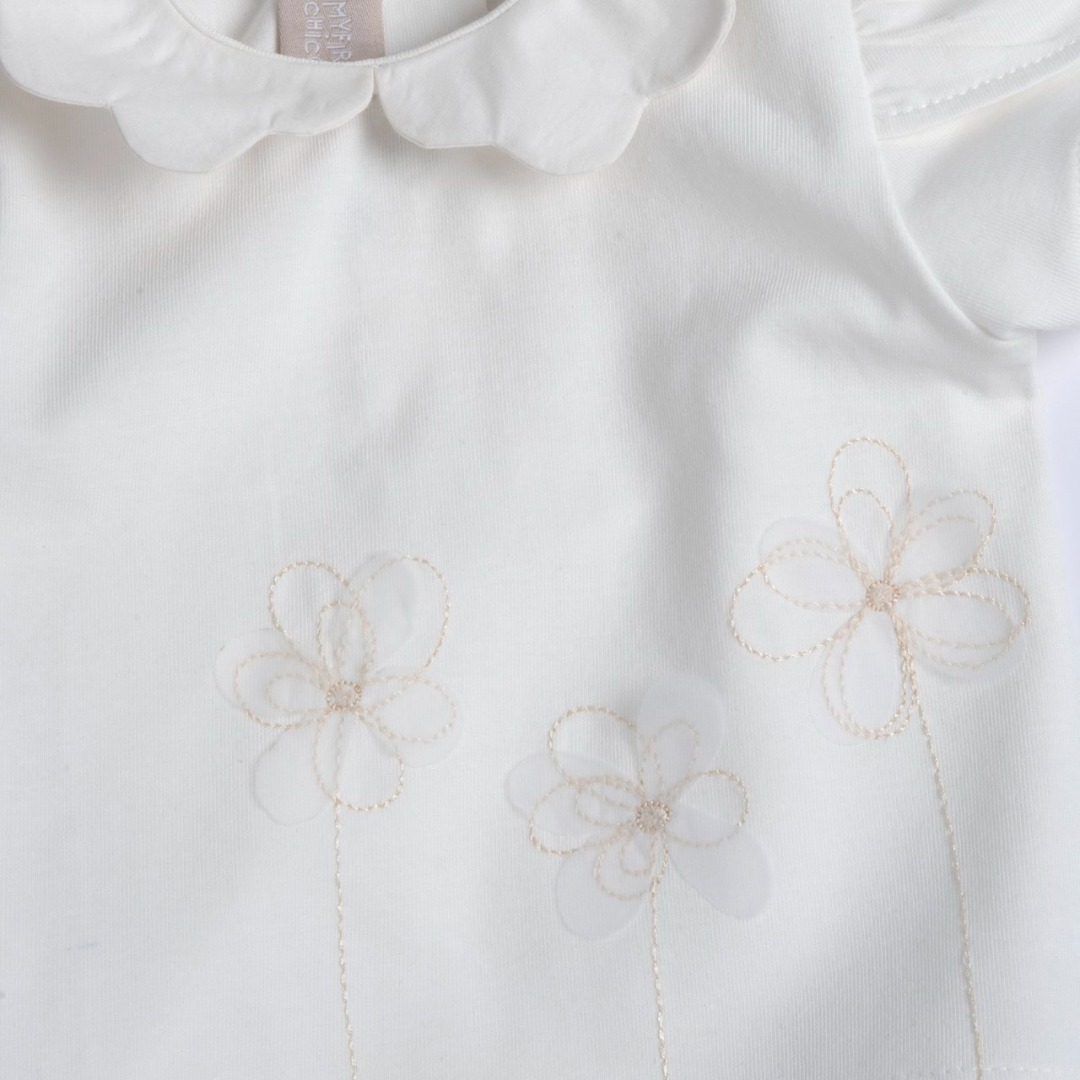 Camicia M/C Bianca Collo Rotondo - Chicco - immagine 2
