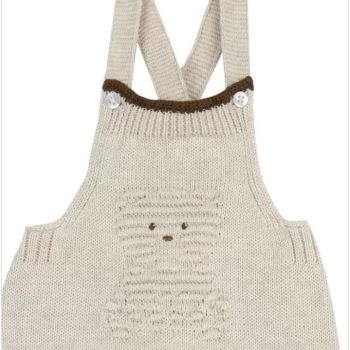 Pagliaccetto Corto in Maglia Beige - Chicco