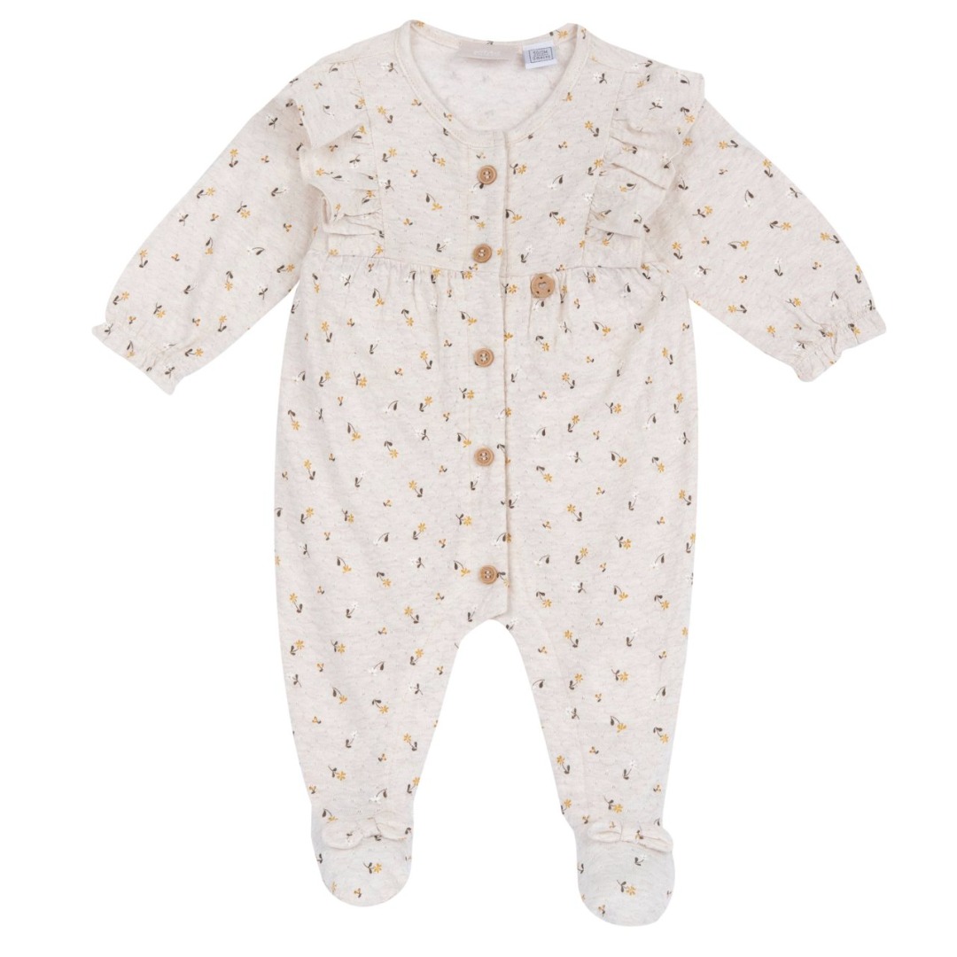 Tutina Aperta Davanti Beige fant. Floreale - Chicco