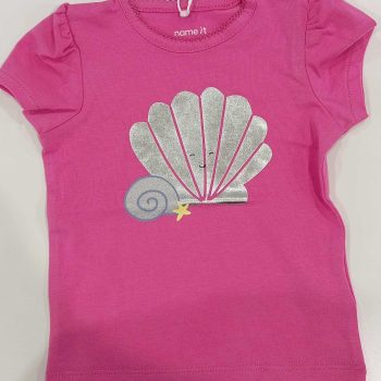 T-SHIRT M/C FUCSIA STAMPA CONCHIGLIA - Name it