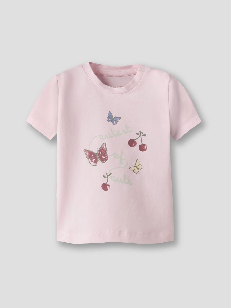 T-shirt M/C Ciliegie e Farfalle - Name it