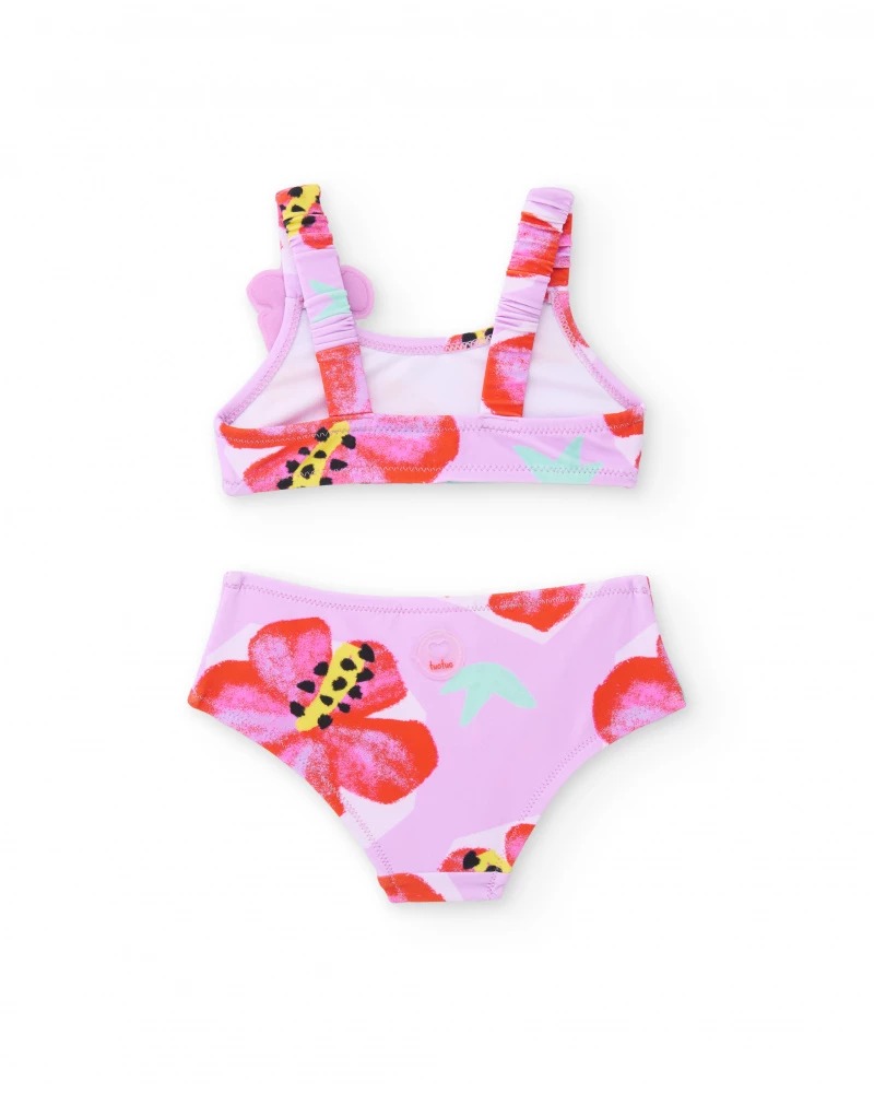 Bikini Rosa Fant. con Fiore - Tuc tuc - immagine 2