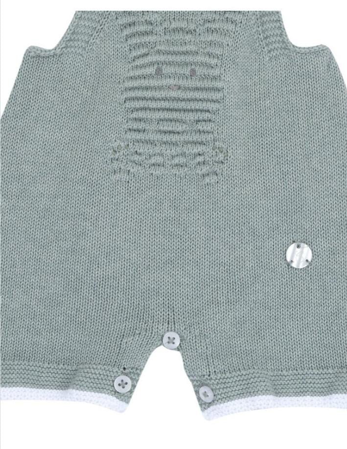 Pagliaccetto Lungo in Maglia Salvia - Chicco - immagine 2