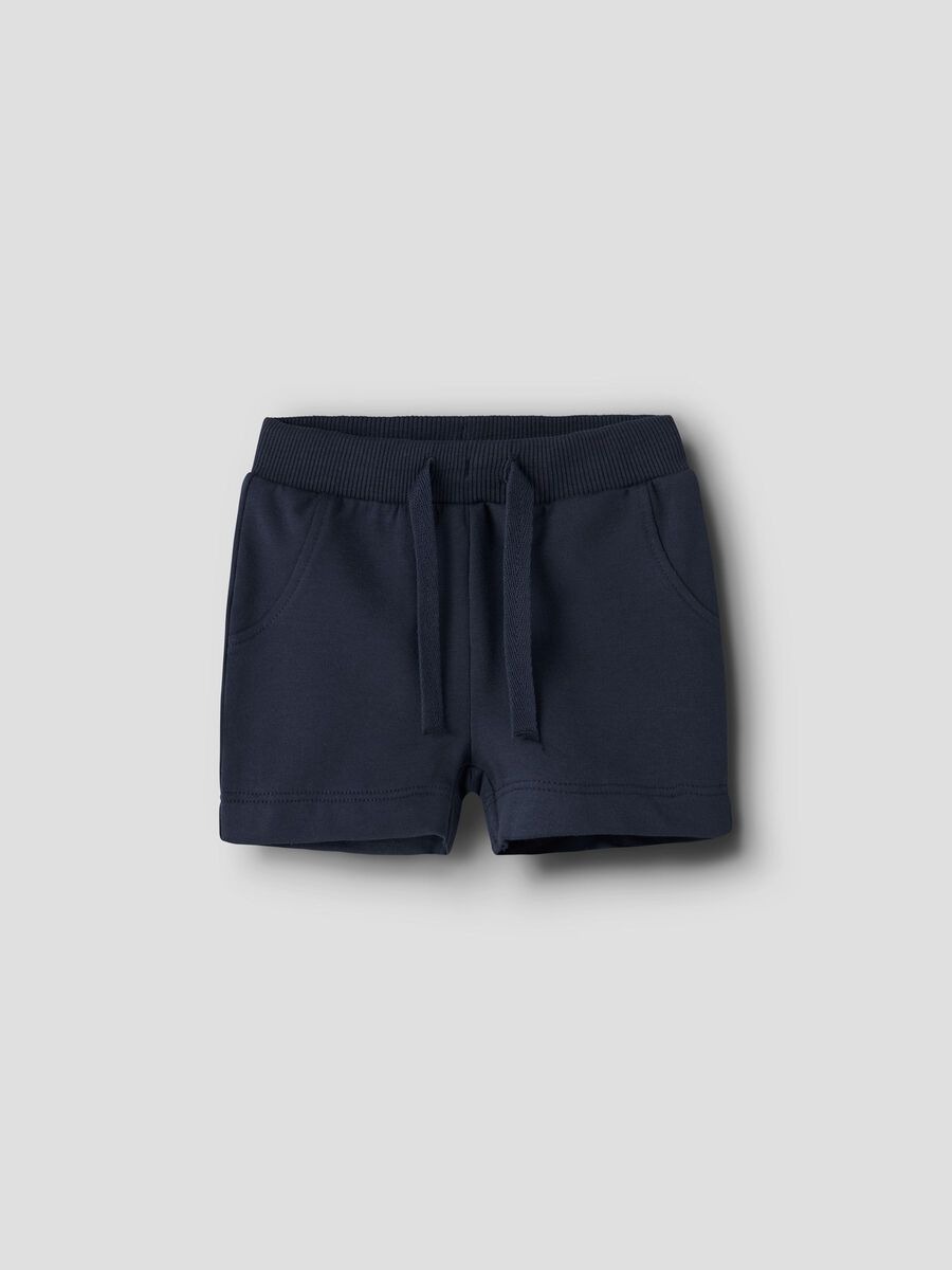 BERMUDA FELPA BLU - NAME IT