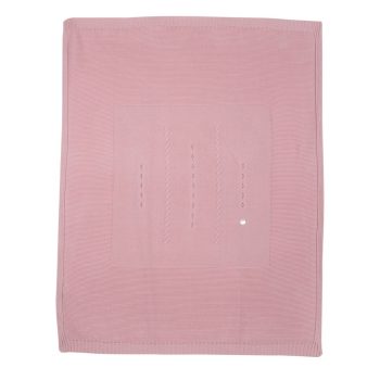 Coperta Carrozzina in Maglia Rosa - Chicco