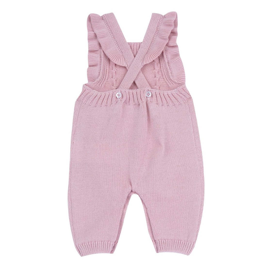Salopette Lunga in Maglia Ricamata - Chicco - immagine 2