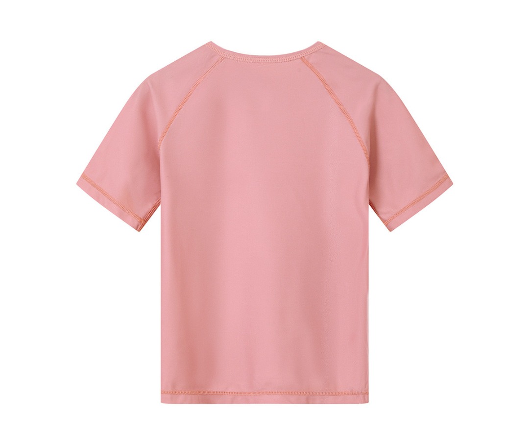 T-Shirt Nuoto UV Pink Whale 1/2 Y - Monneka - immagine 2
