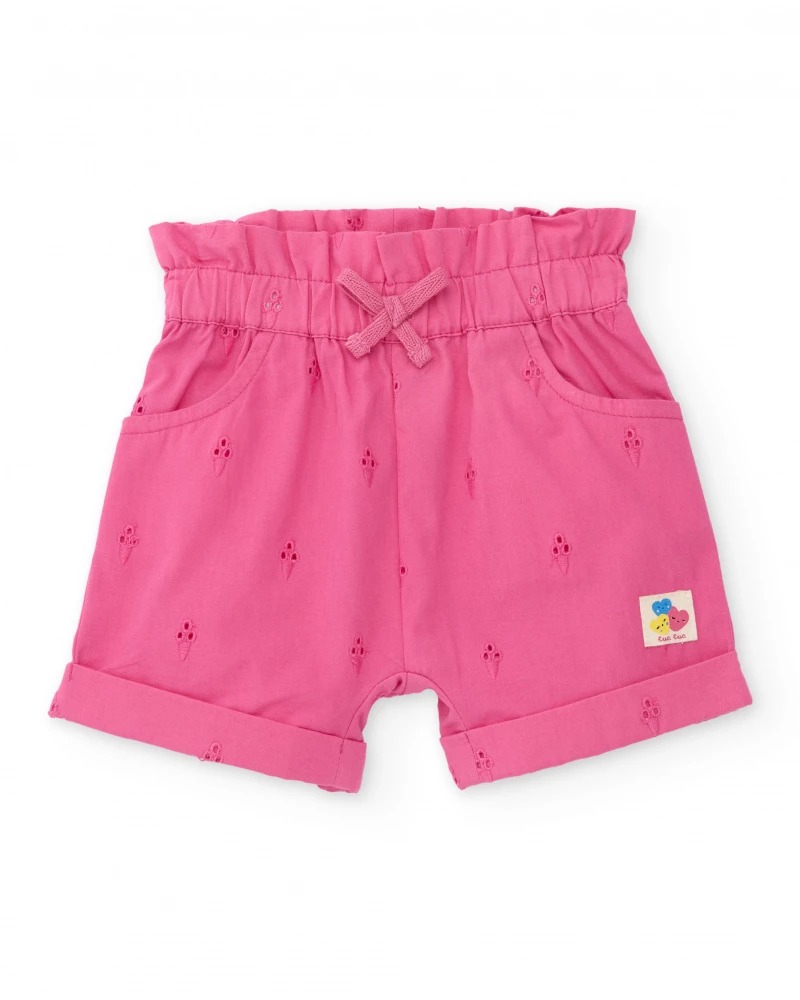 Completo Maglia M/C Stampa Gelati e Short Rosa- Tuc tuc - immagine 2