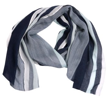 Pashmina a righe nei toni dei blu - Chicco