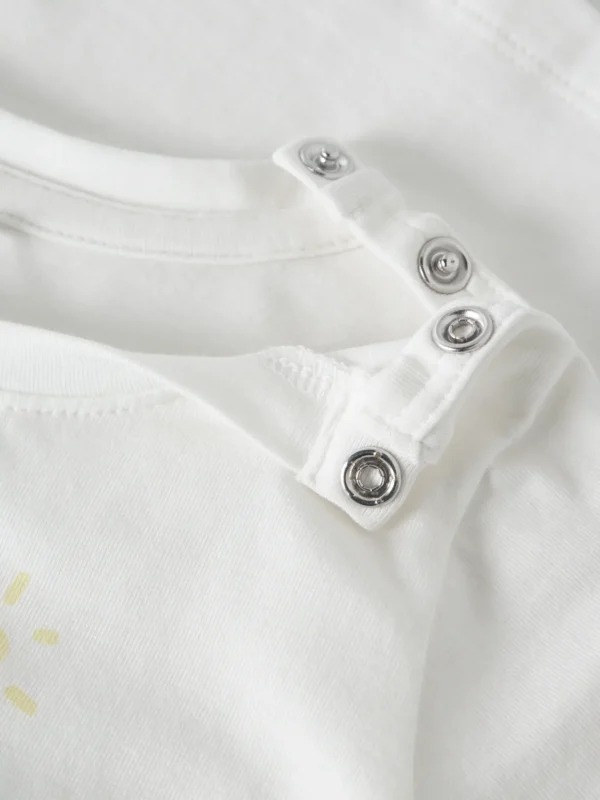 T-shirt M/C Bianca con Coccodrilli - Name it - immagine 3