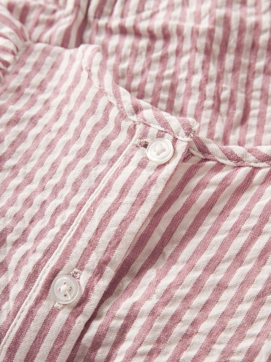Tuta a giro Rigata B.co con Rosso - Name it - immagine 3