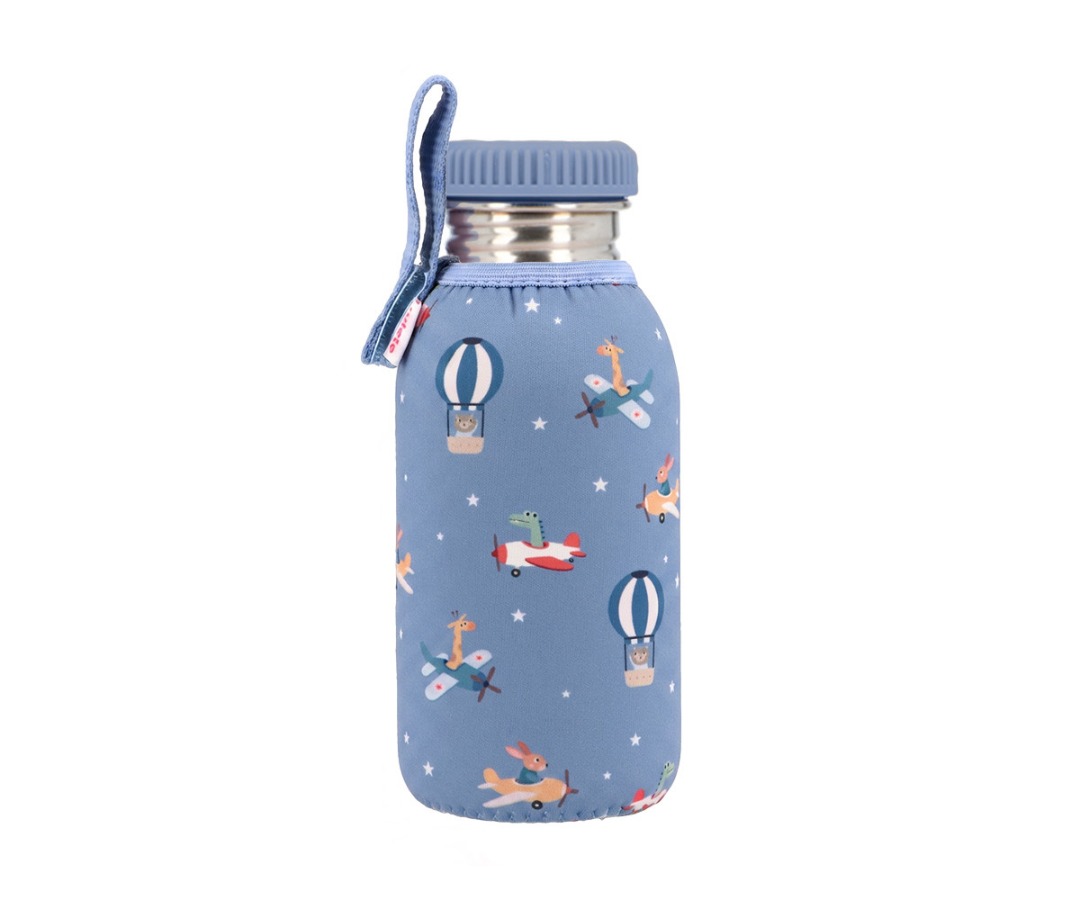 Borraccia Acciaio 500ml Fodera Planes - Tutete