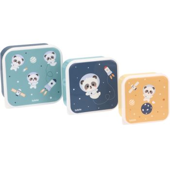 3 Scatoline Snack Pandas in Space - Tutete