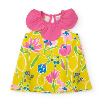 Vestito con Colletto a Petalo Rosa - Tuc tuc