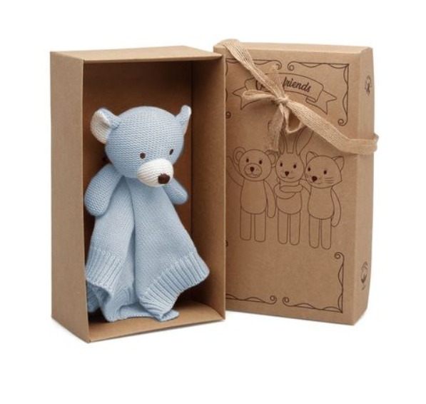 Doudou Orsetto Colorato Cotone - Kiokids